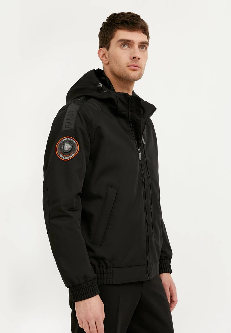Finn Flare Herren Outdoorjacke - Black 6 Finn Flare Herren Outdoorjacke - Black – Bild 4