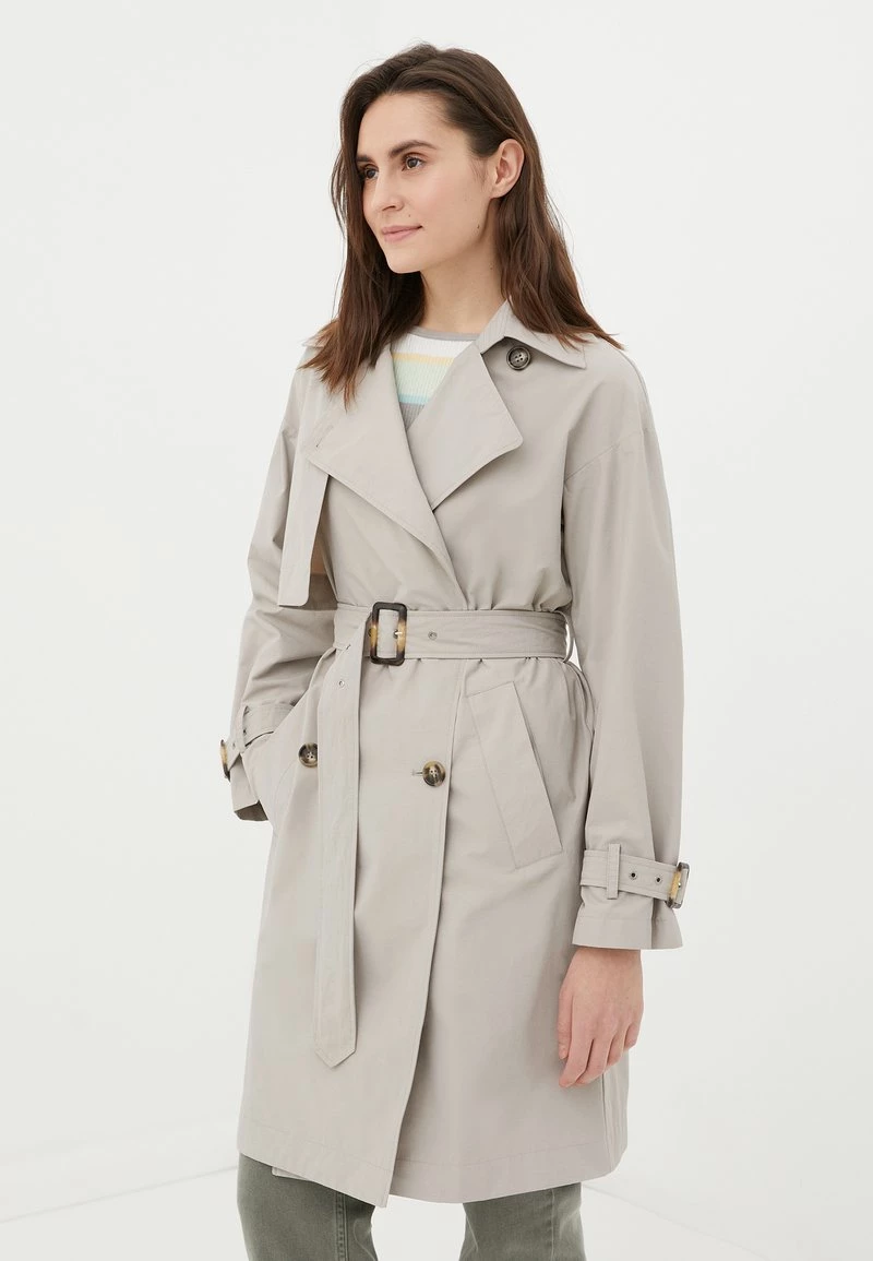 Finn Flare Trenchcoat - Grey | Damen 8 Finn Flare Trenchcoat - Grey | Damen – Bild 6