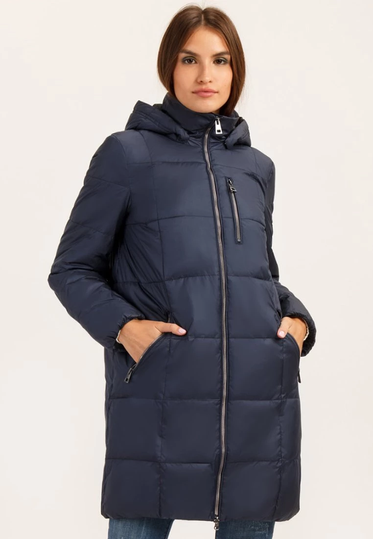 Finn Flare Damen MIT MODISCHER BRUSTTASCHE - Wintermantel - Cosmic Blue 3 Finn Flare Damen MIT MODISCHER BRUSTTASCHE - Wintermantel - Cosmic Blue