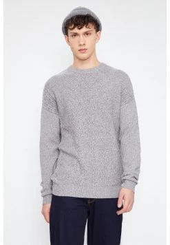Finn Flare Strickpullover - Grey | Herren