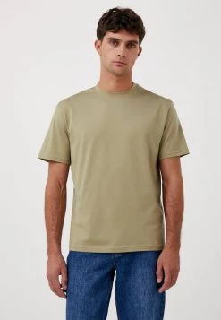 Finn Flare Herren T-Shirt Basic - Olive-green