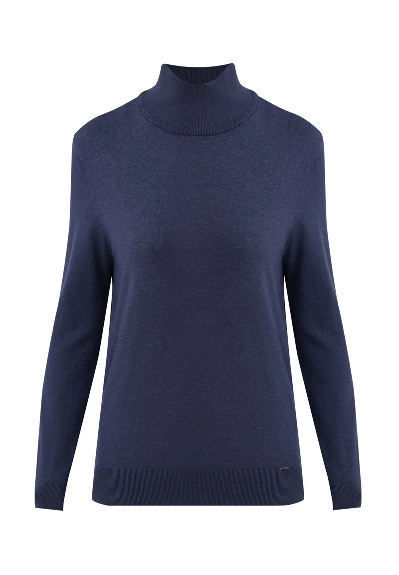 Finn Flare Damen Strickpullover - Dark Blue 8 Finn Flare Damen Strickpullover - Dark Blue – Bild 6