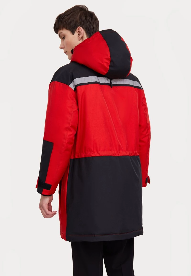 Finn Flare Herren Wintermantel - Red 5 Finn Flare Herren Wintermantel - Red – Bild 3