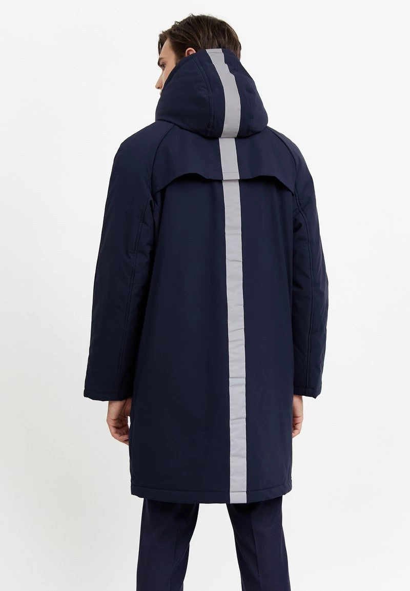 Finn Flare Herren Kurzmantel - Dark Blue 5 Finn Flare Herren Kurzmantel - Dark Blue – Bild 3