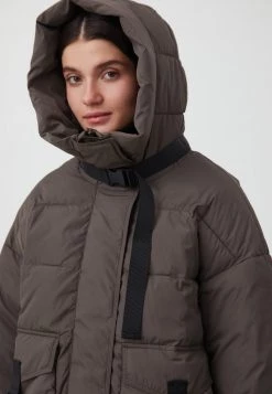 Finn Flare Damen Winterjacke - Dark Brown -Finn Flare Verkaufsladen 033b43e7af7f4c4687e9d811315ef556