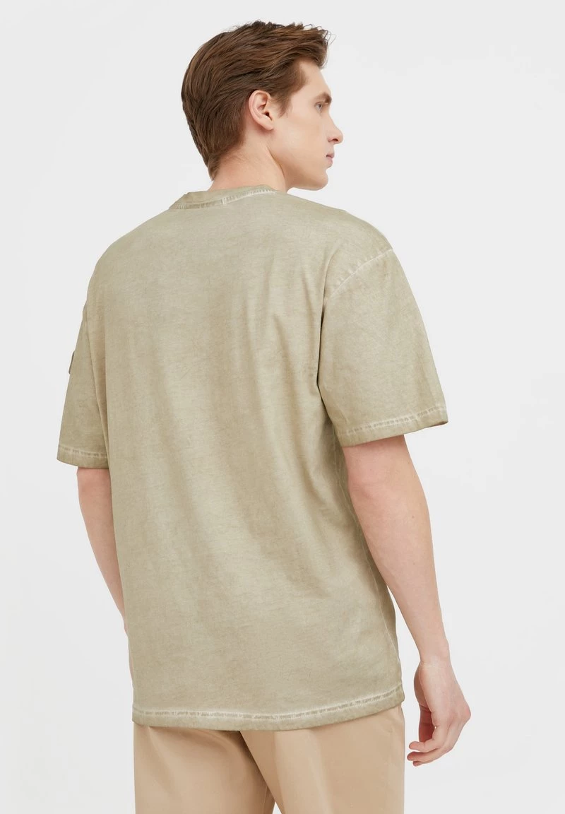 Finn Flare Herren T-Shirt Print - Beige 5 Finn Flare Herren T-Shirt Print - Beige – Bild 3