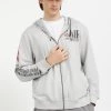 Finn Flare Herren Sweatjacke - Light Grey