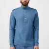 Finn Flare Herren Langarmshirt - Blue -Finn Flare Verkaufsladen 04271cf40c7f432a92e87113ca5ada48