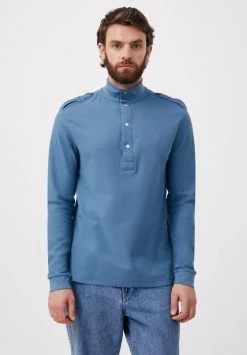 Finn Flare Herren Langarmshirt - Blue