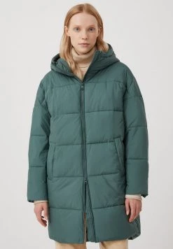 Finn Flare Damen Wintermantel - Dark Green
