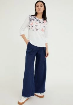 Finn Flare Damen Langarmshirt - White 10 Finn Flare Damen Langarmshirt - White -Finn Flare Verkaufsladen 04bf55313b4c4d3a90fd8965868548ab