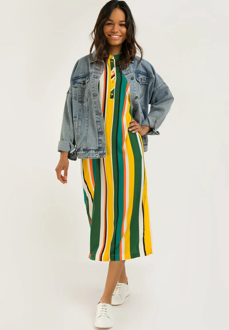 Finn Flare Damen MIT GERADEM SCHNITT - Blusenkleid - Sunshine 4 Finn Flare Damen MIT GERADEM SCHNITT - Blusenkleid - Sunshine – Bild 2