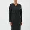 Finn Flare Damen Strickkleid - Mottled Grey -Finn Flare Verkaufsladen 05a06bdddb3448abb8fa8a62358e22f9