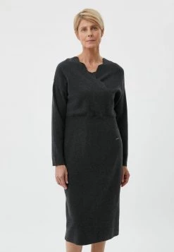 Finn Flare Damen Strickkleid - Mottled Grey