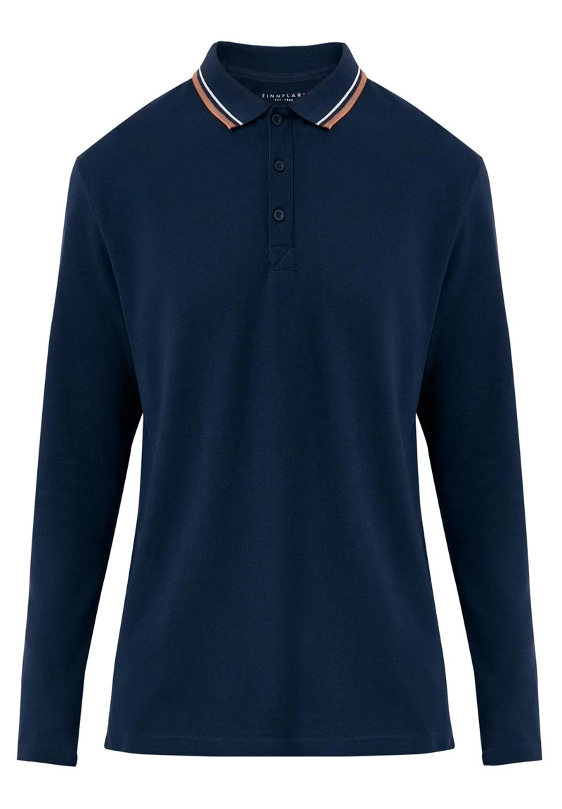 Finn Flare Herren Poloshirt - Dark Blue 9 Finn Flare Herren Poloshirt - Dark Blue – Bild 7