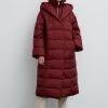 Finn Flare Damen Daunenmantel - Dark Red -Finn Flare Verkaufsladen 0639f18db22044f7acbe784698222830