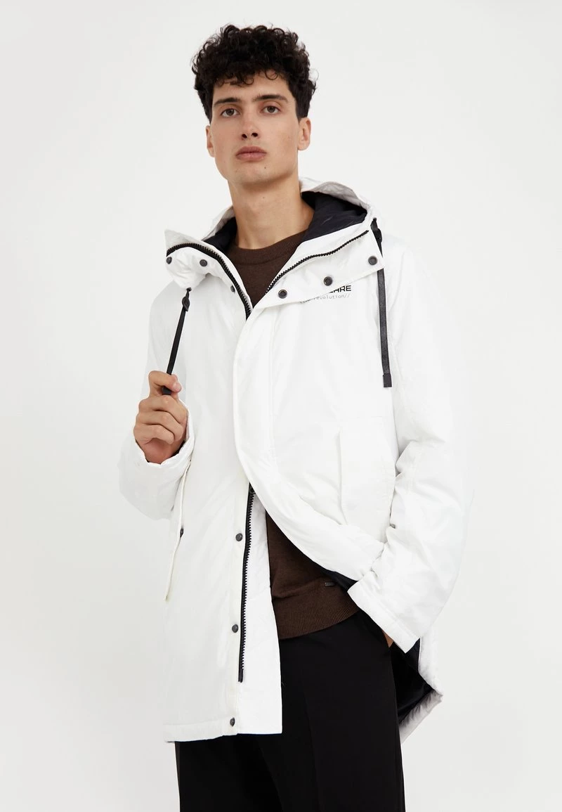 Finn Flare Wintermantel - White | Herren 7 Finn Flare Wintermantel - White | Herren – Bild 5