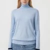 Finn Flare Damen ROLLKRAGEN - Strickpullover - Light Blue 2 Finn Flare Damen ROLLKRAGEN - Strickpullover - Light Blue -Finn Flare Verkaufsladen 07026fe175854821a48dfbc12e2b3e7d