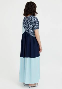 Finn Flare Maxikleid - Dark Blue | Damen -Finn Flare Verkaufsladen 07559aa697ab47b2be18232c017b90f5