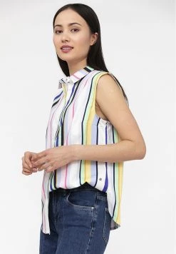 Finn Flare Damen Hemdbluse - White -Finn Flare Verkaufsladen 0761ef8cc02947e1b1ab7574c7312f11