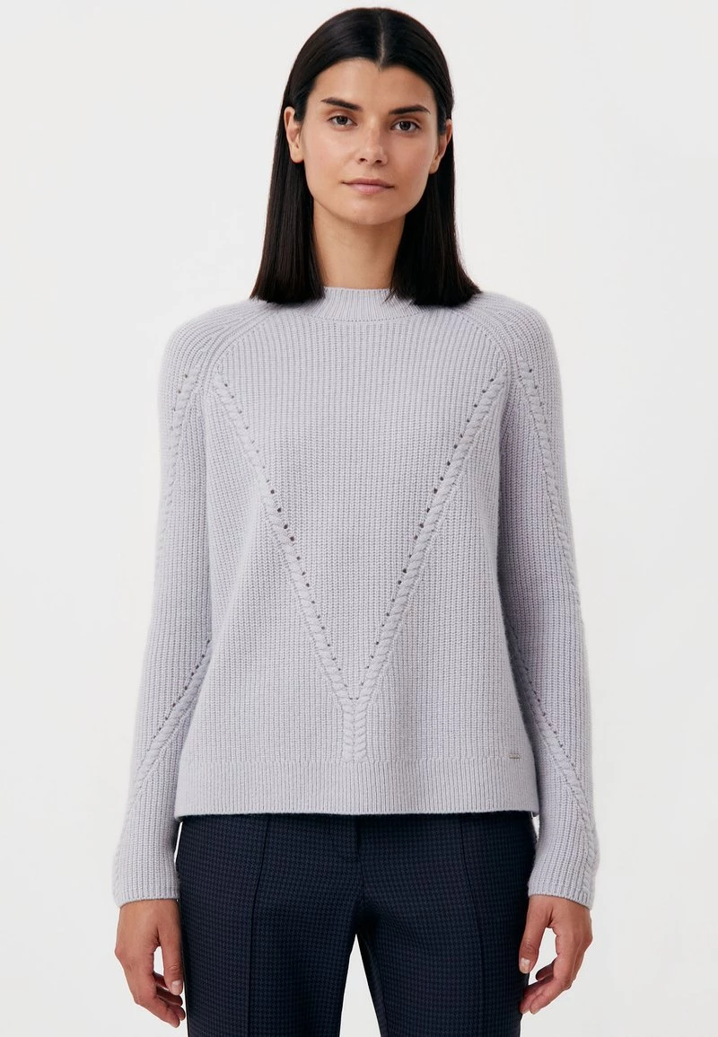 Finn Flare Damen LANGARM - Strickpullover - Light Grey 3 Finn Flare Damen LANGARM - Strickpullover - Light Grey