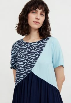 Finn Flare Maxikleid - Dark Blue | Damen -Finn Flare Verkaufsladen 07e1ed3f6a8c4b999d58fb5d5d8c6539