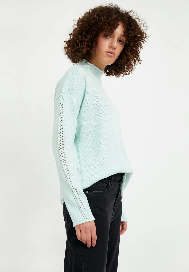 Finn Flare Damen Strickpullover - Light Green 3 Finn Flare Damen Strickpullover - Light Green