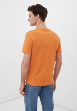 Finn Flare Herren T-Shirt Basic - Brown -Finn Flare Verkaufsladen 080943a4e4504092b982f96304c39a5f