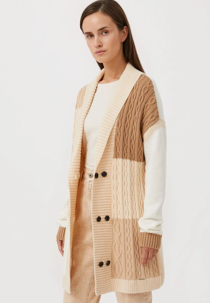 Finn Flare Strickjacke - Beige | Damen 7 Finn Flare Strickjacke - Beige | Damen – Bild 5