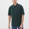 Finn Flare Herren Poloshirt - Dark Green -Finn Flare Verkaufsladen 0854976d9b0e4a40988343e015c76f7c