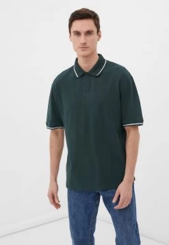 Finn Flare Herren Poloshirt - Dark Green