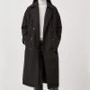 Finn Flare Damen Trenchcoat - Black -Finn Flare Verkaufsladen 085f8cf2050943f1bb435b4bb9dd149f