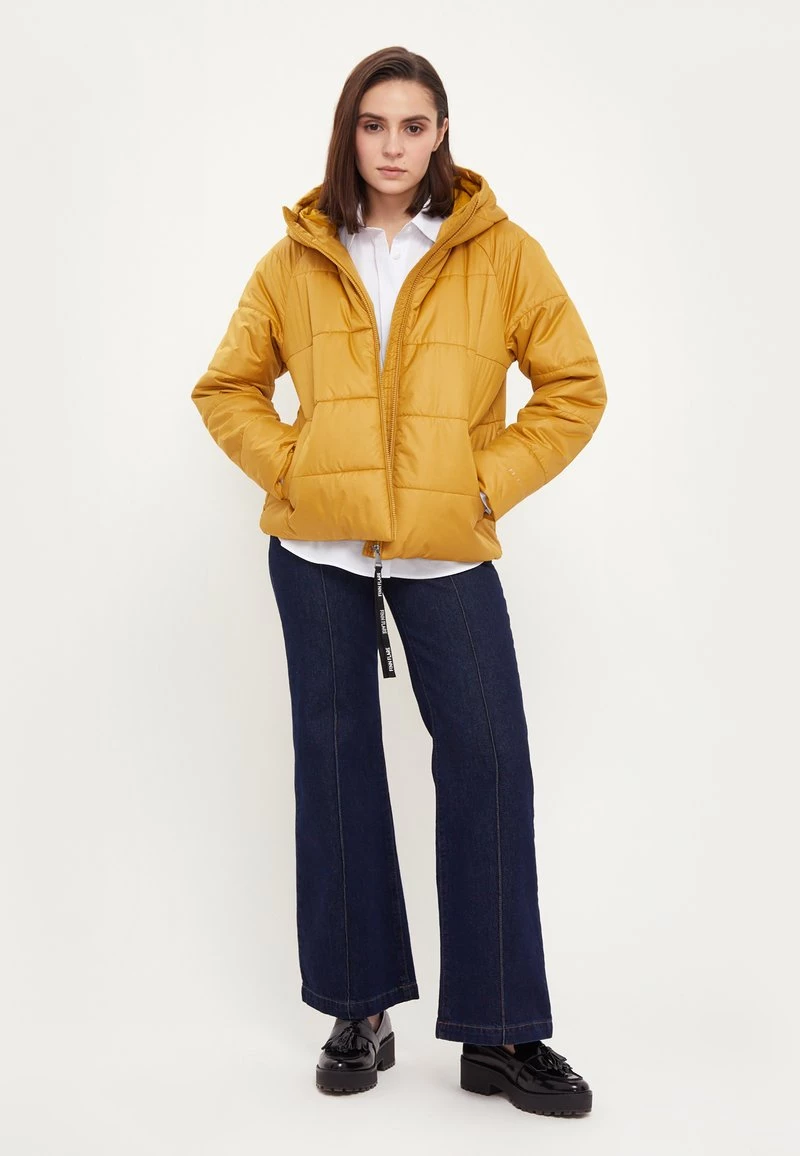 Finn Flare Damen Winterjacke - Orange 4 Finn Flare Damen Winterjacke - Orange – Bild 2