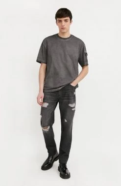 Finn Flare T-Shirt Print - Dark Grey | Herren -Finn Flare Verkaufsladen 09ac05a328094e7b999f2b72e895bbb8