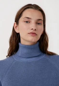 Finn Flare Damen Strickpullover - Light Blue -Finn Flare Verkaufsladen 09d30bdb0c954a9b87bfcbecf611317b