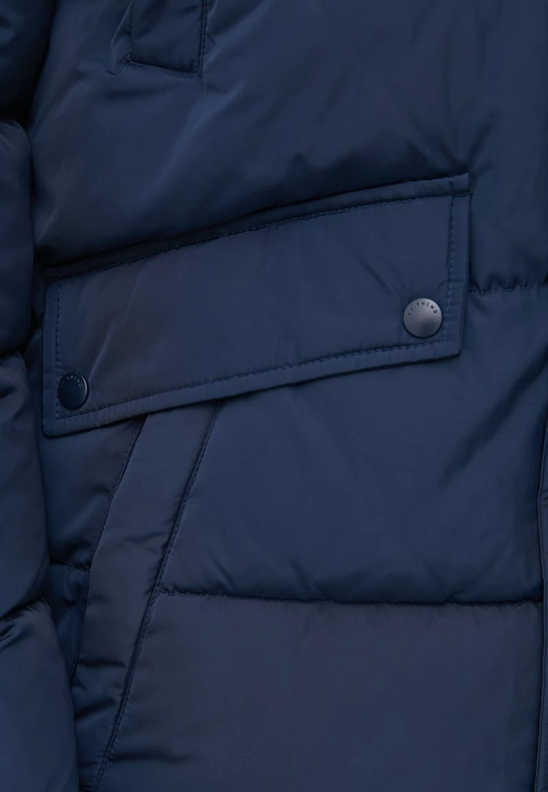 Finn Flare Herren Wintermantel - Dark Blue 9 Finn Flare Herren Wintermantel - Dark Blue – Bild 7