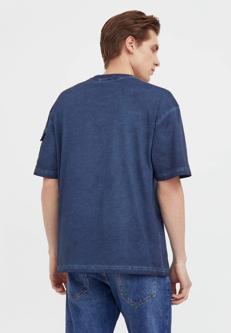 Finn Flare T-Shirt Print - Dark Blue | Herren 5 Finn Flare T-Shirt Print - Dark Blue | Herren – Bild 3