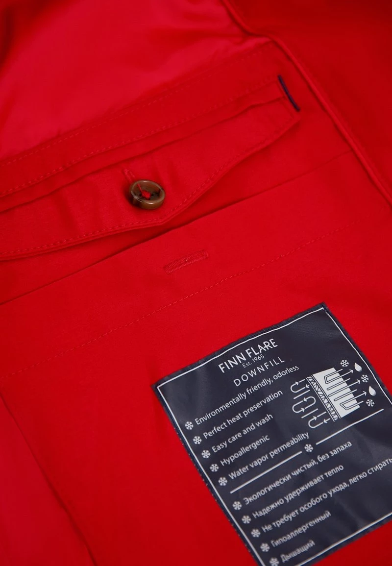 Finn Flare Herren Winterjacke - Red 8 Finn Flare Herren Winterjacke - Red – Bild 6