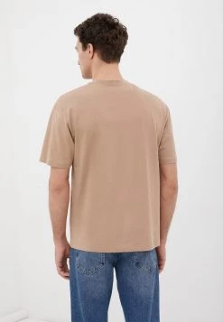 Finn Flare Herren T-Shirt Print - Beige -Finn Flare Verkaufsladen 0a8654fdd8474a21b7ae683e705bf57d