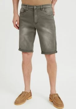 Finn Flare Herren Jeans Shorts - Dark Green