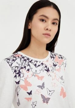 Finn Flare Damen Langarmshirt - White 13 Finn Flare Damen Langarmshirt - White -Finn Flare Verkaufsladen 0aeec0a69e244fcc96a3e5095768b445