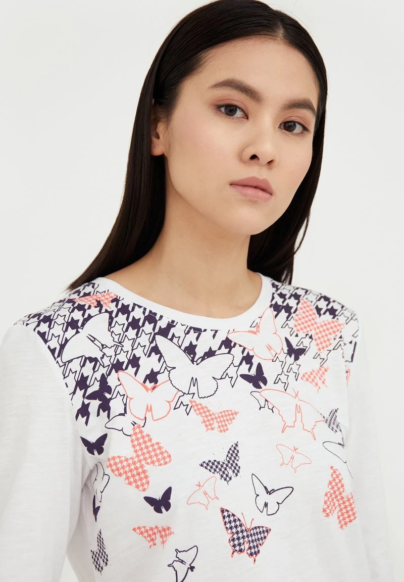 Finn Flare Damen Langarmshirt - White 7 Finn Flare Damen Langarmshirt - White – Bild 5