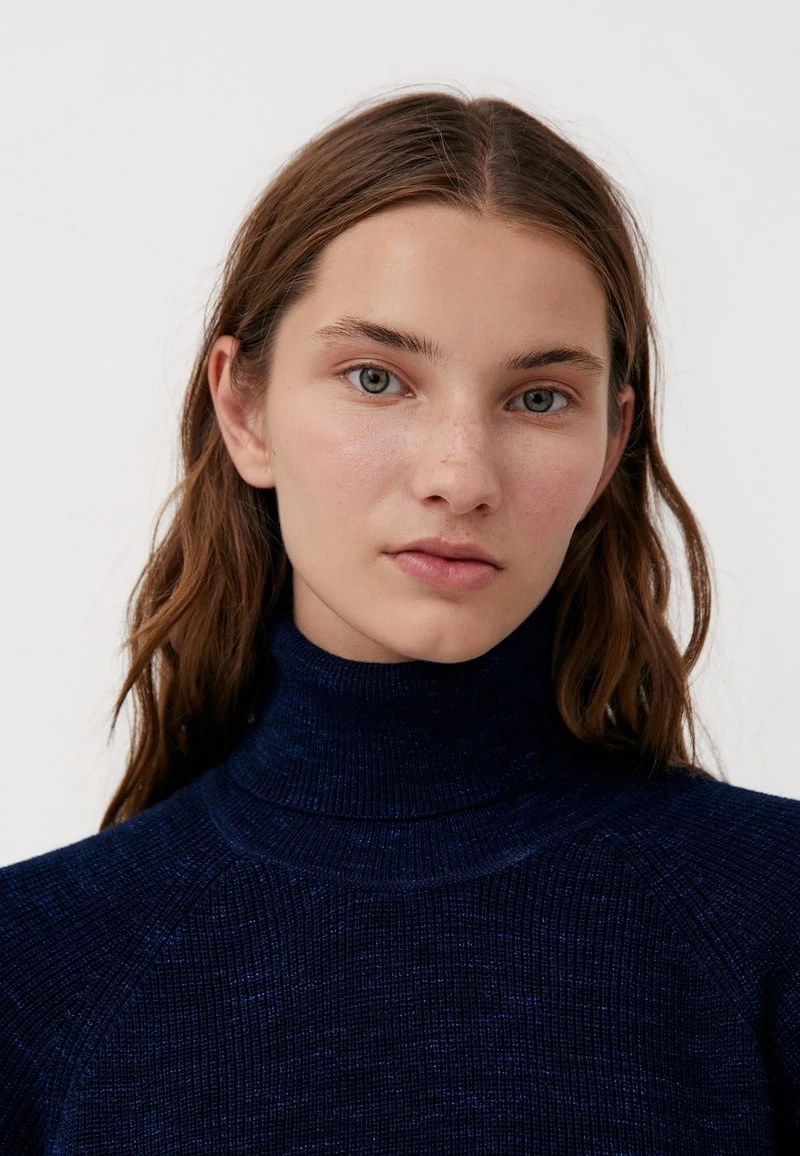 Finn Flare Damen Strickpullover - Dark Blue 7 Finn Flare Damen Strickpullover - Dark Blue – Bild 5