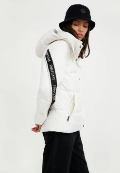 Finn Flare Damen Daunenjacke - White -Finn Flare Verkaufsladen 0b18dbeaa5dc4173b22573fe7b732f20