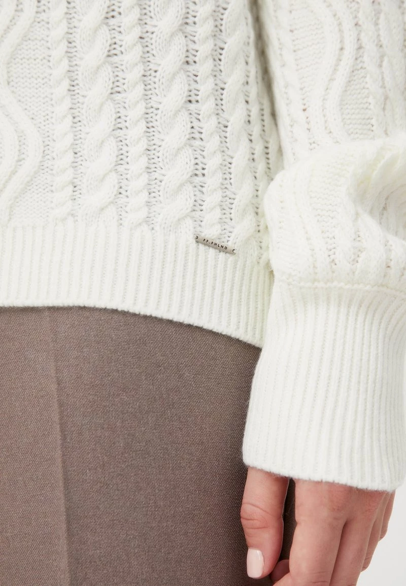 Finn Flare Strickpullover - Beige | Damen 6 Finn Flare Strickpullover - Beige | Damen – Bild 4