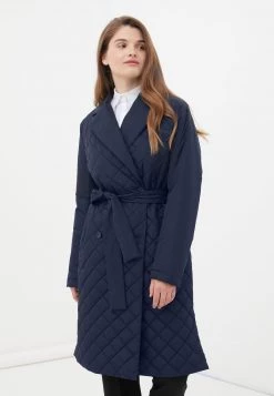 Finn Flare Damen Wintermantel - Dark Blue