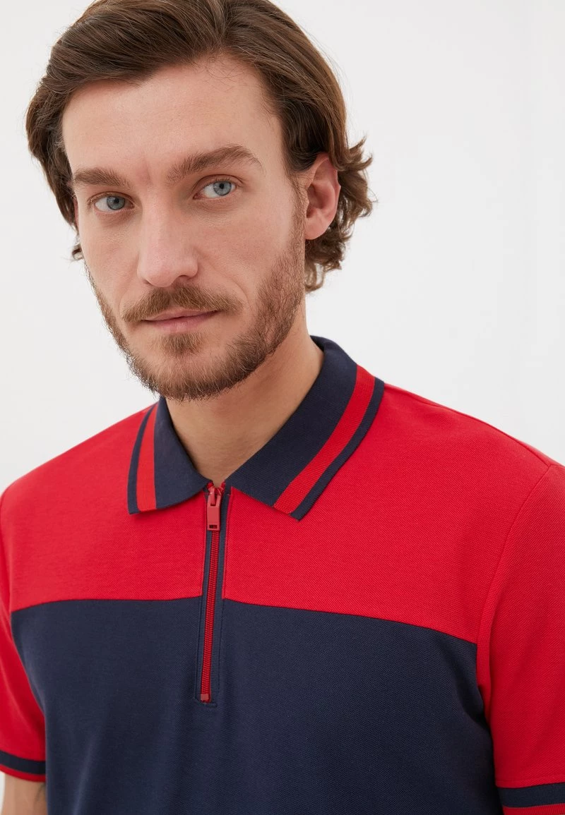 Finn Flare Herren Poloshirt - Dark Blue 6 Finn Flare Herren Poloshirt - Dark Blue – Bild 4