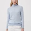Finn Flare Damen Strickpullover - Light Blue -Finn Flare Verkaufsladen 0c6ba7d585094789b6e5725473ae6916