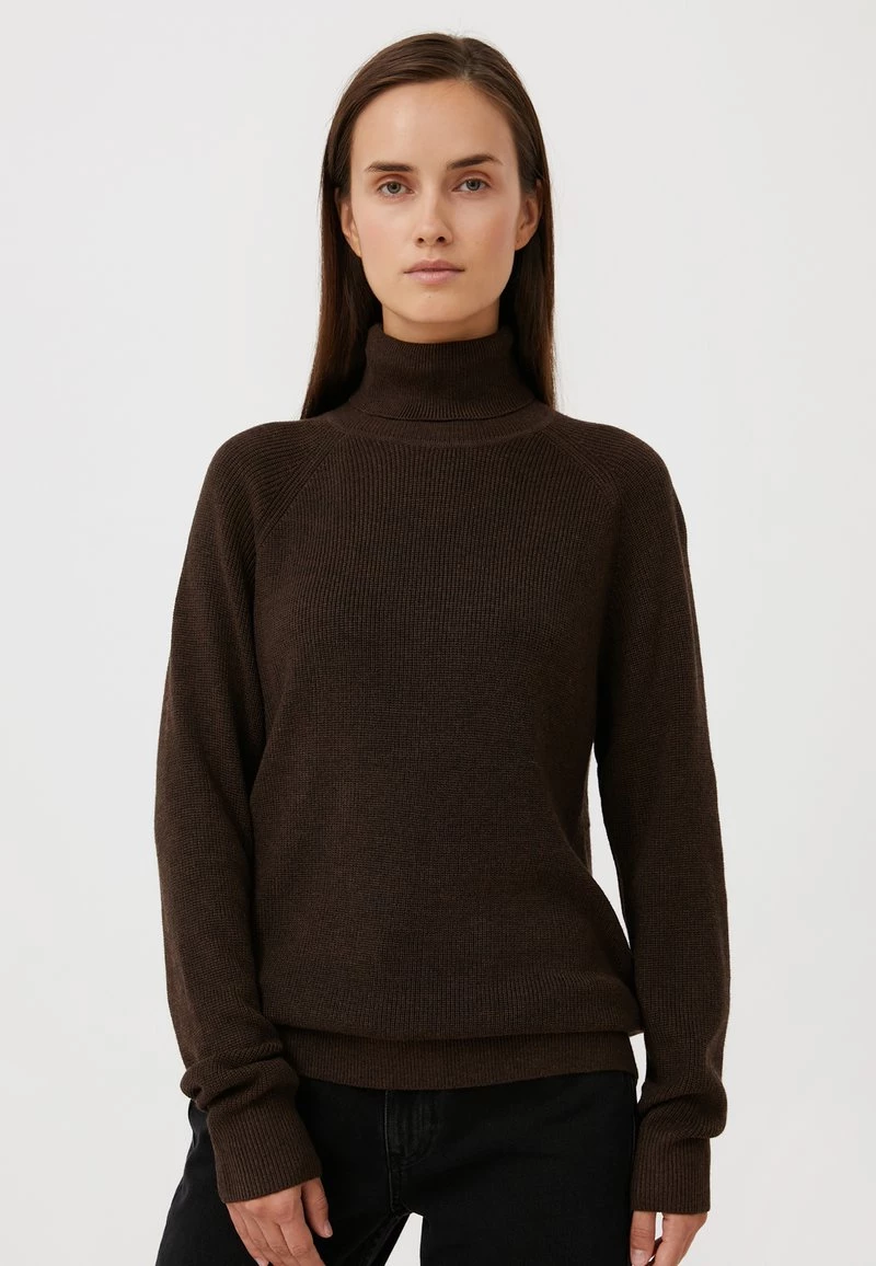 Finn Flare Damen Strickpullover - Brown 3 Finn Flare Damen Strickpullover - Brown
