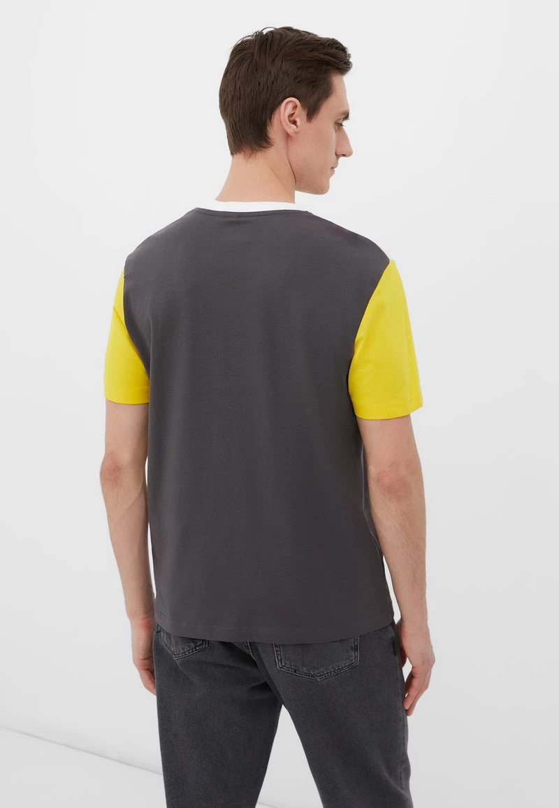 Finn Flare KURZARM - T-Shirt Print - Yellow | Herren 5 Finn Flare KURZARM - T-Shirt Print - Yellow | Herren – Bild 3